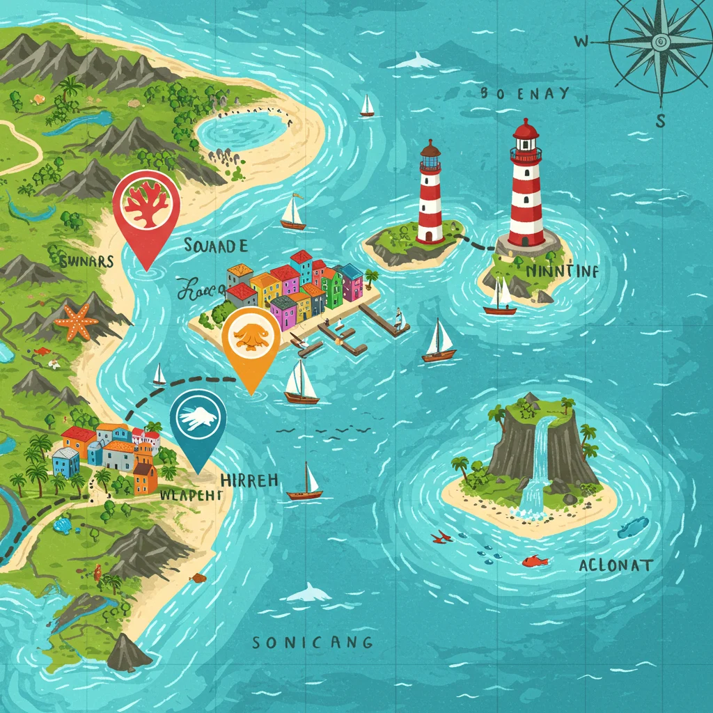 Highlights of the Sailing Route