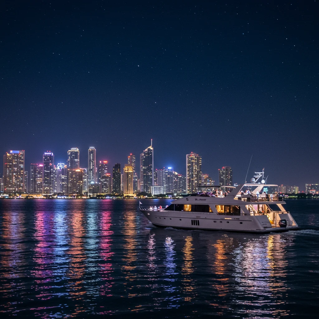 How Can You Capture the Best Photos During Your Night Cruise?