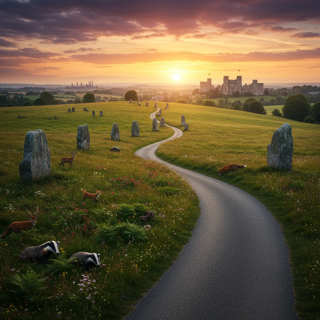 How Does the Journey Continue from Stonehenge to Windsor Castle?