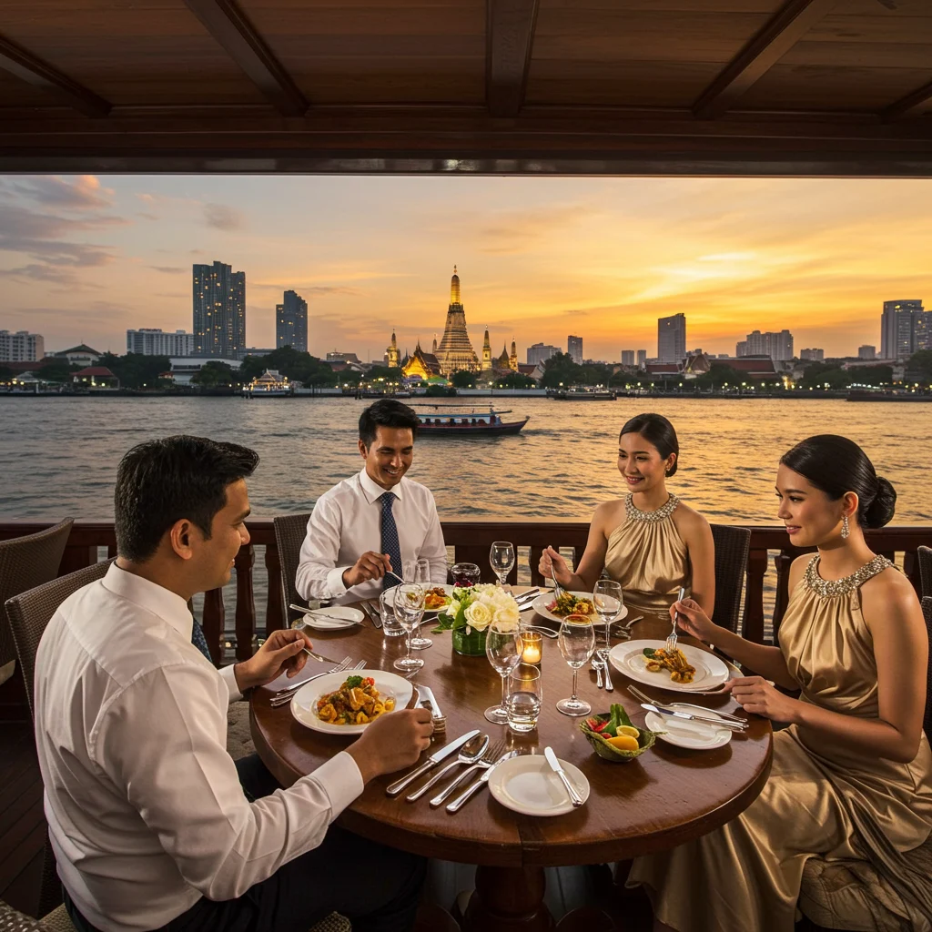 How Is the Dining Experience on Board the Bangkok Opulence Cruise?