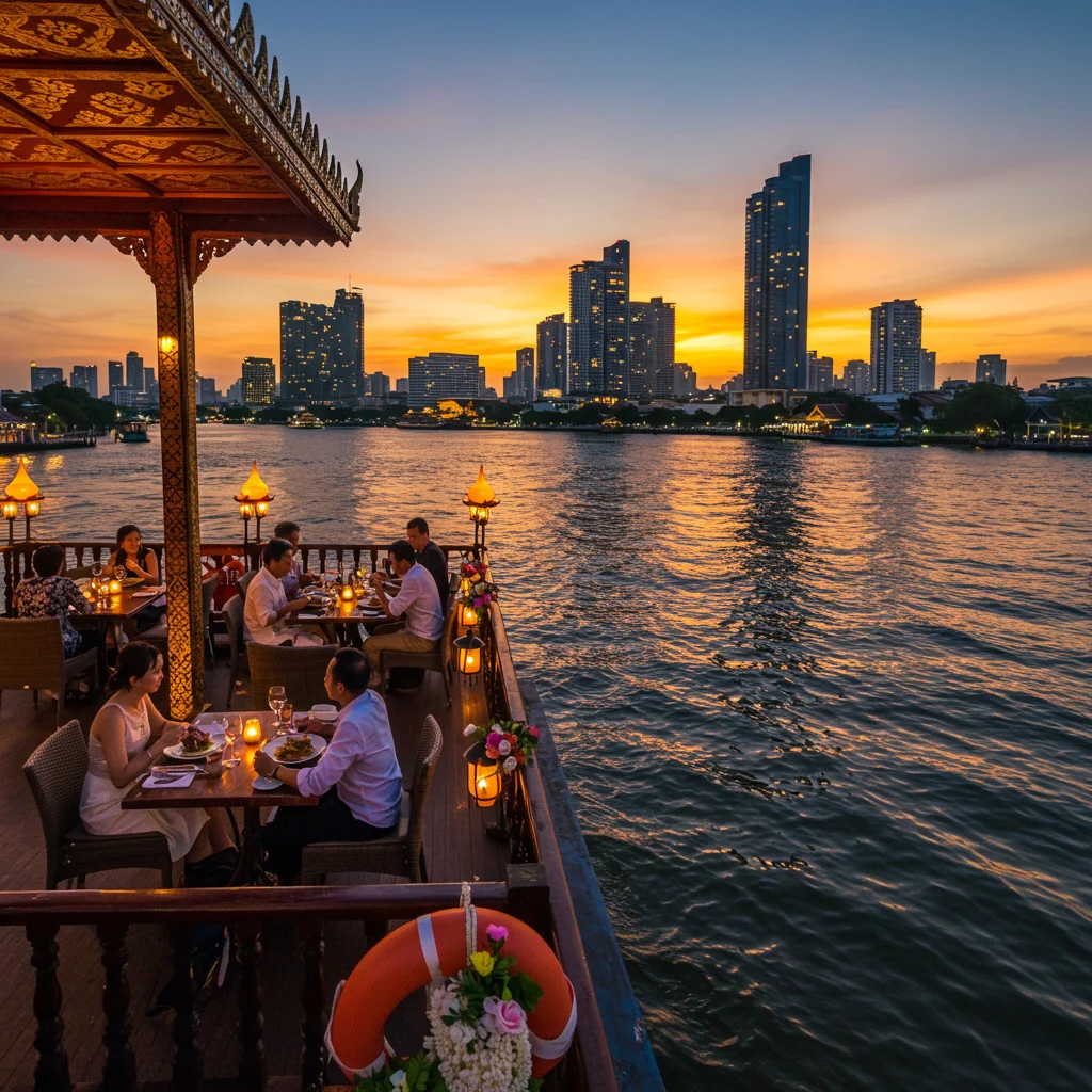 What Types of Dinner Cruises Depart from ICONSIAM?