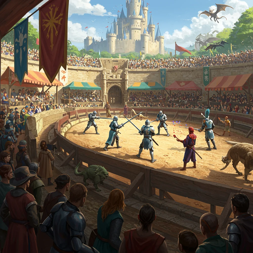 Combining Tournament of Kings with Other Excalibur Attractions
