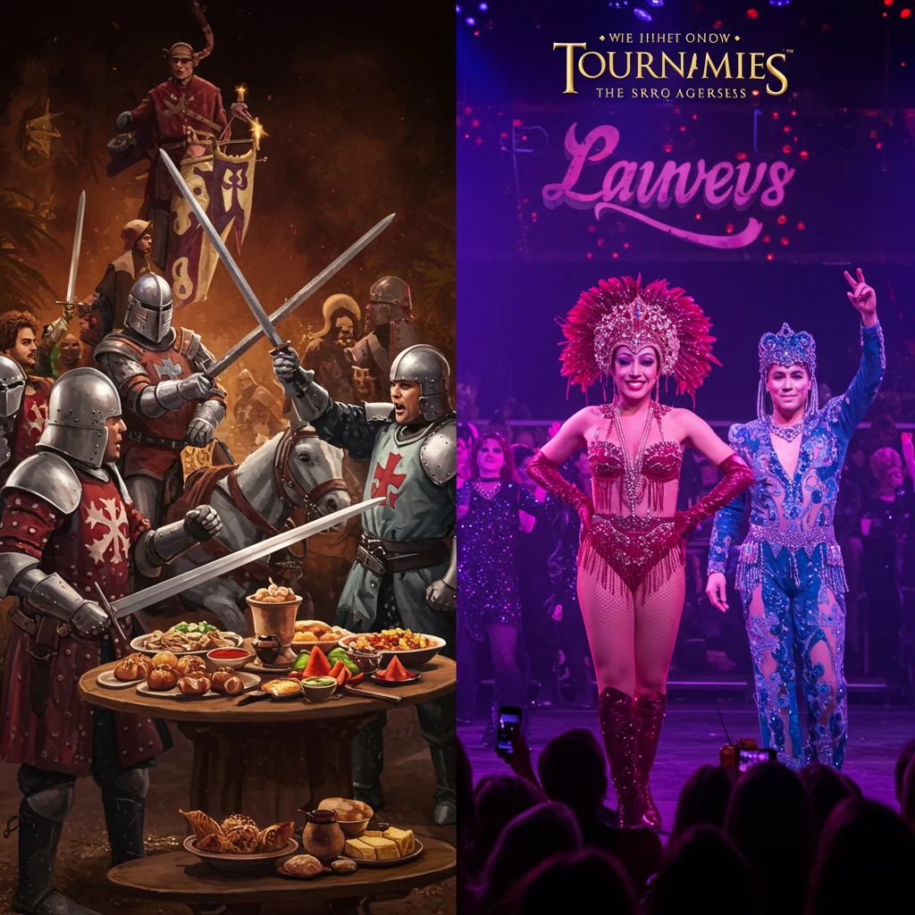 Comparing Tournament of Kings to Other Las Vegas Dinner Shows