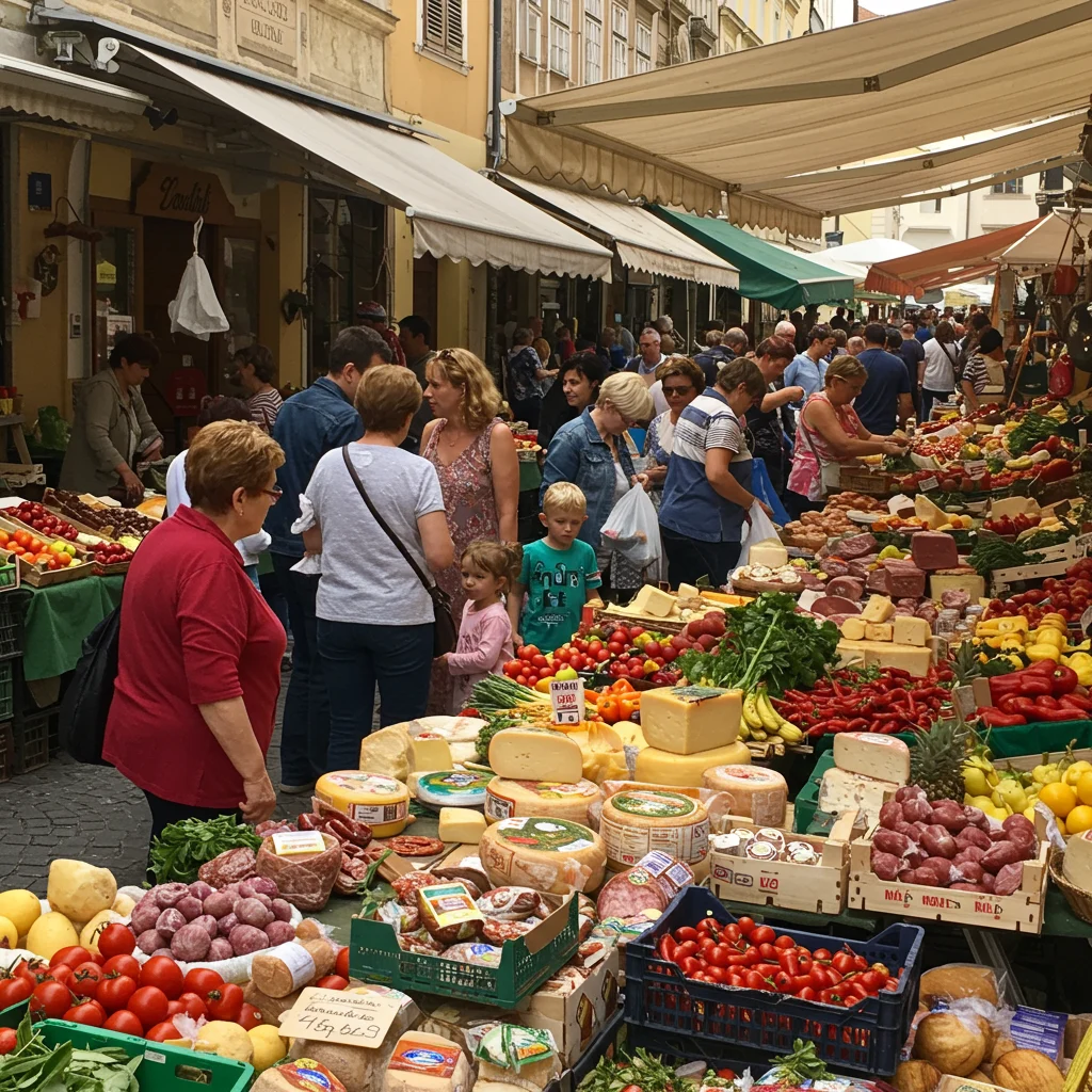 Exploring Zagreb’s Markets and Food Halls