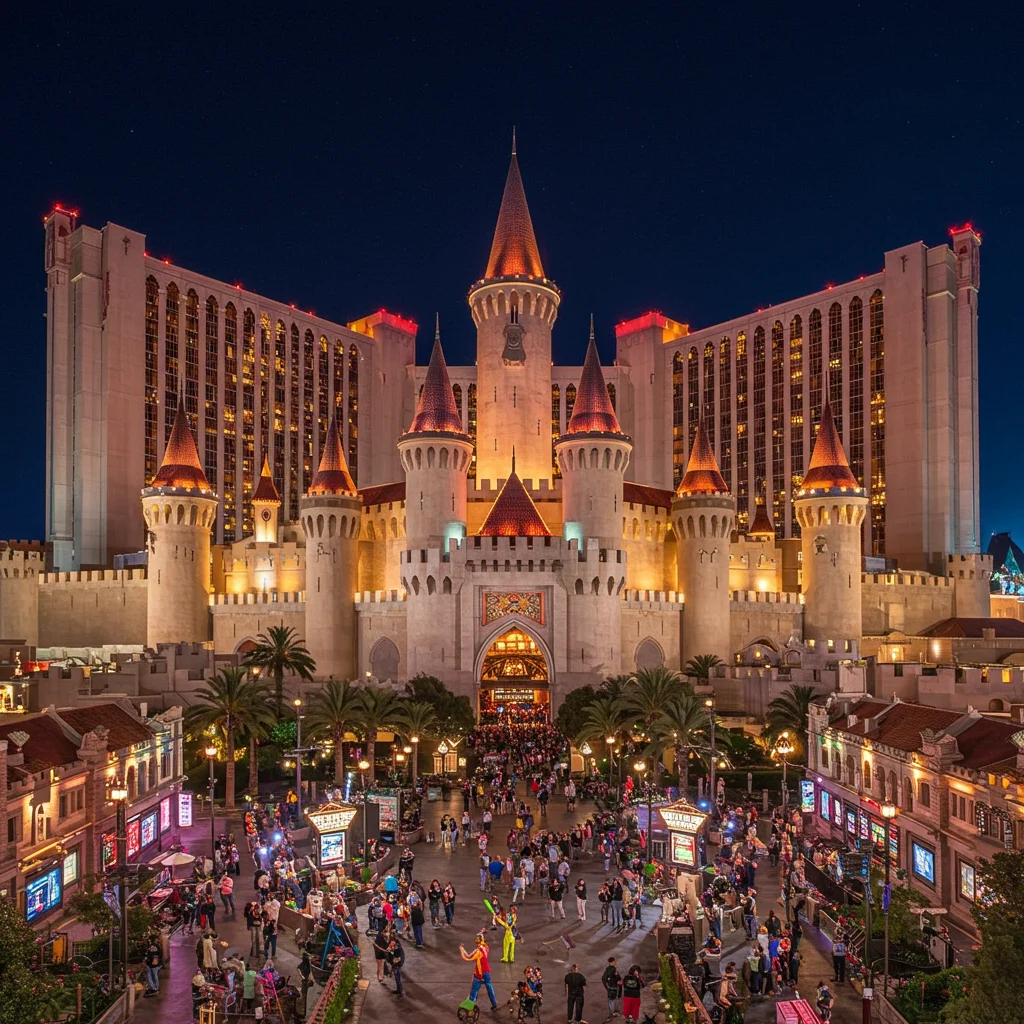 Location: Excalibur Hotel and Casino Overview