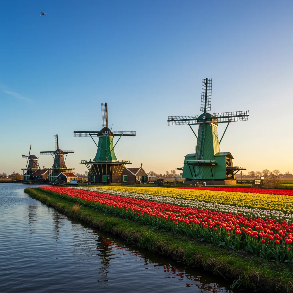 What Are the Zaanse Schans Windmills Famous For?
