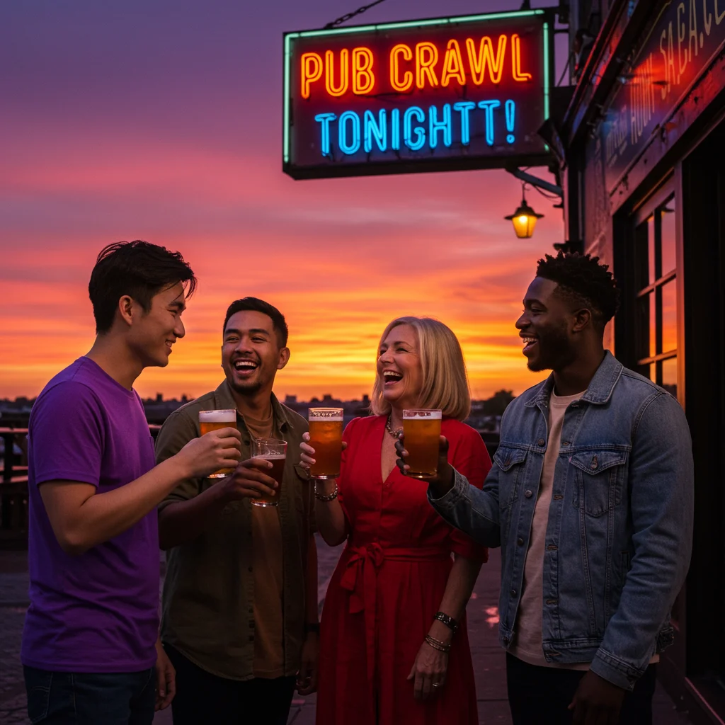 Who Can Join the Pub Crawl?