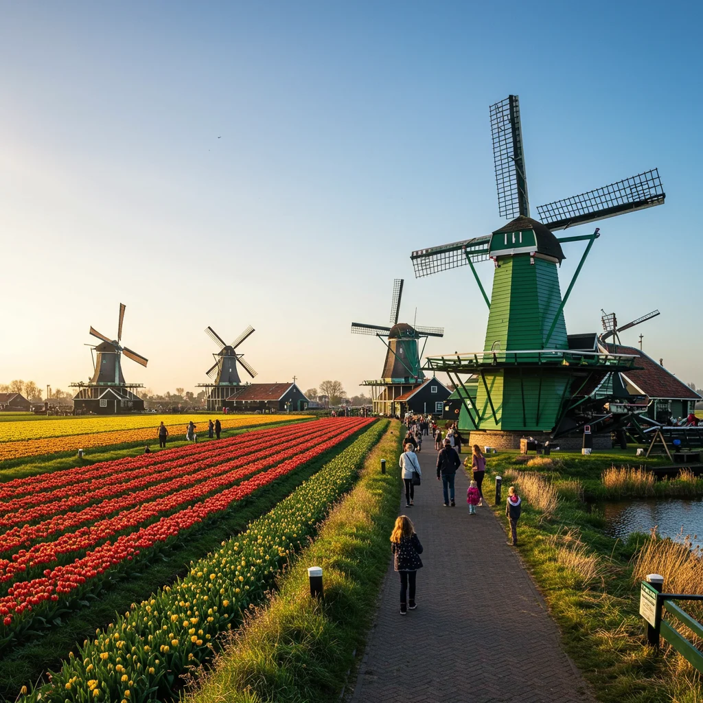 Zaanse Schans: The Iconic Windmill Village