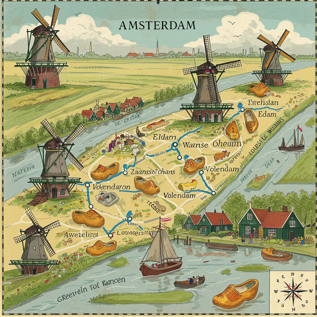 How to Get to Zaanse Schans, Edam, Volendam, and Marken from Amsterdam