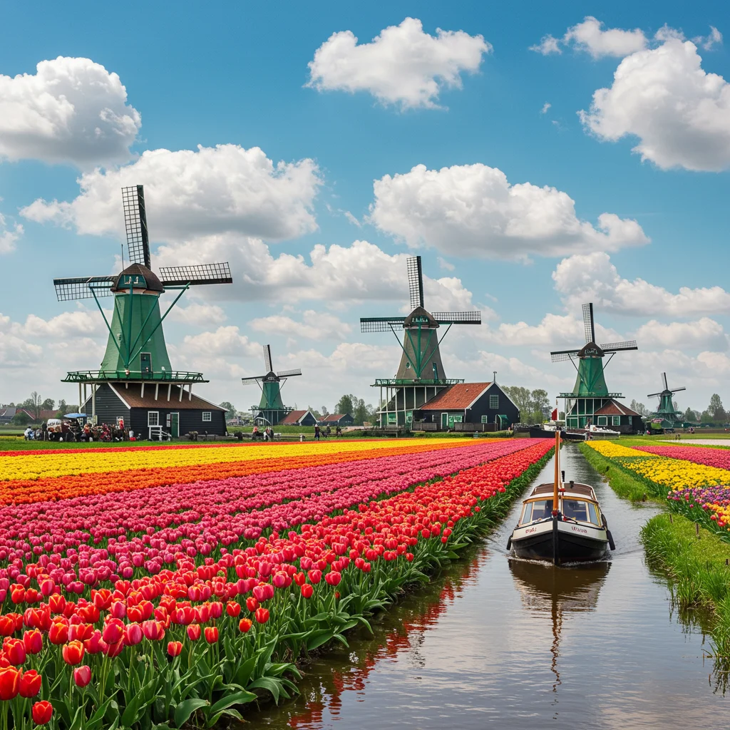 Traveling from Zaanse Schans to Edam