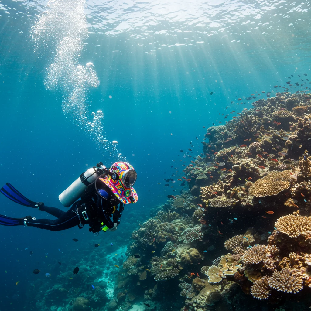 Capturing Your Helmet Diving Experience