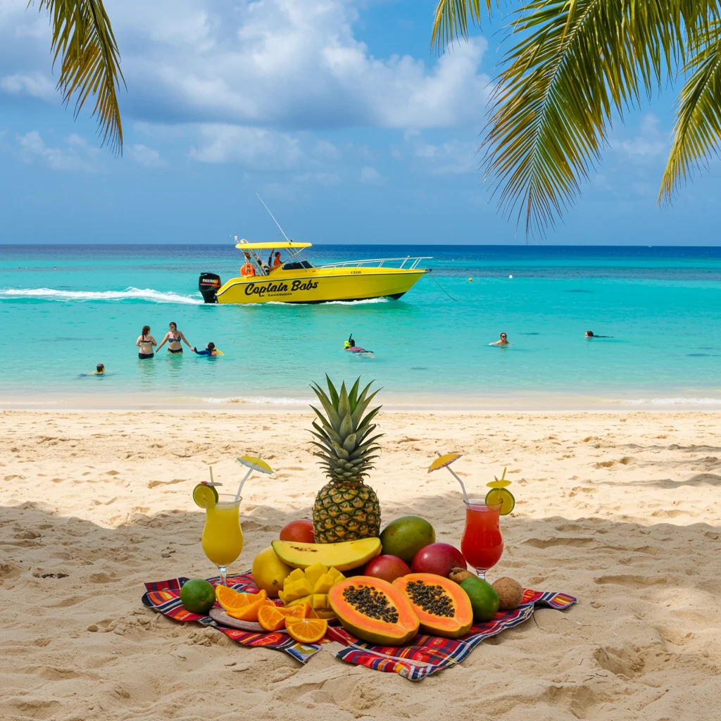 Introduction to Captain Bob Speed Boat, Snorkeling, Beach Tour &amp; Lunch in St Maarten