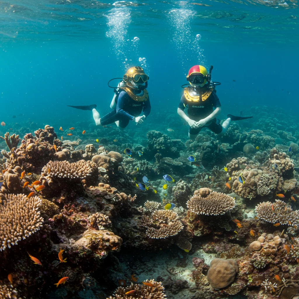 What Is Helmet Diving?