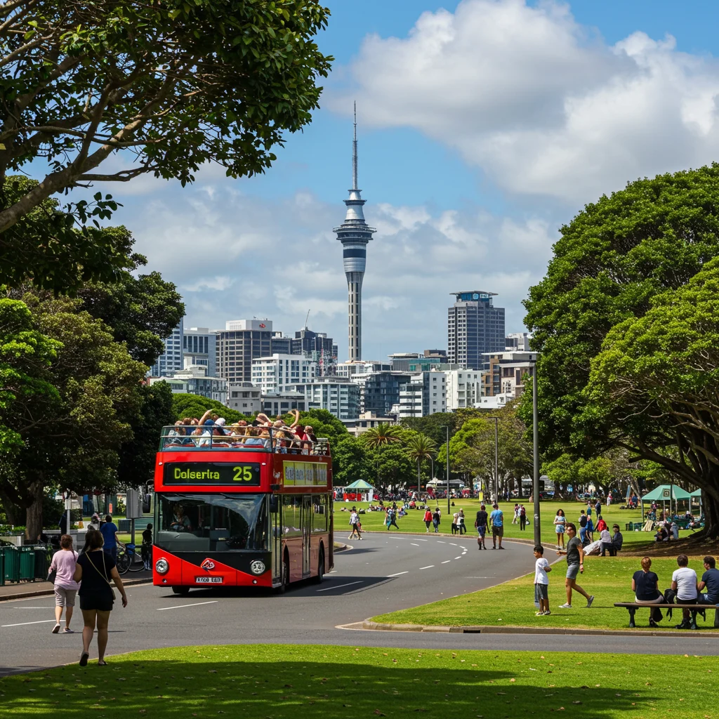 What is the Auckland Explorer Hop-on Hop-off Tour?