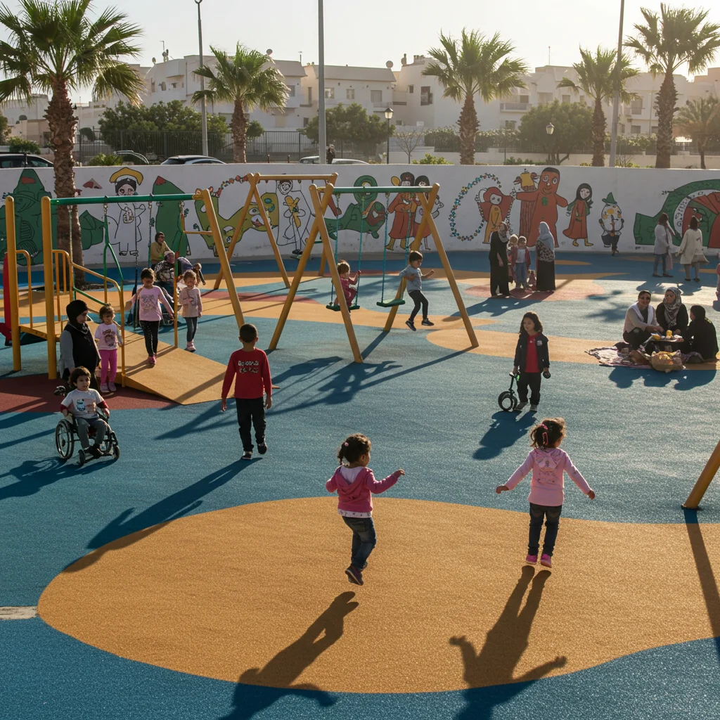 Accessibilità e Inclusività al Parc de Jeux Agadir