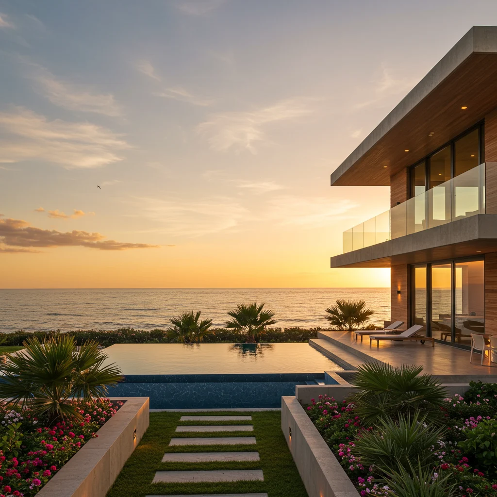 Architecture and Design: A Blend of Modern and Coastal
