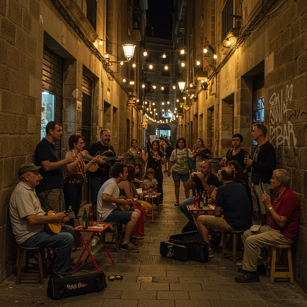 Cenas clandestinas y turismo en Barcelona
