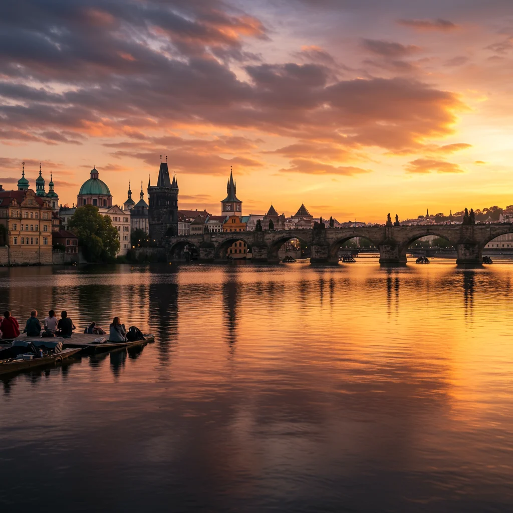 Fotografare Praga dalla barca: suggerimenti
