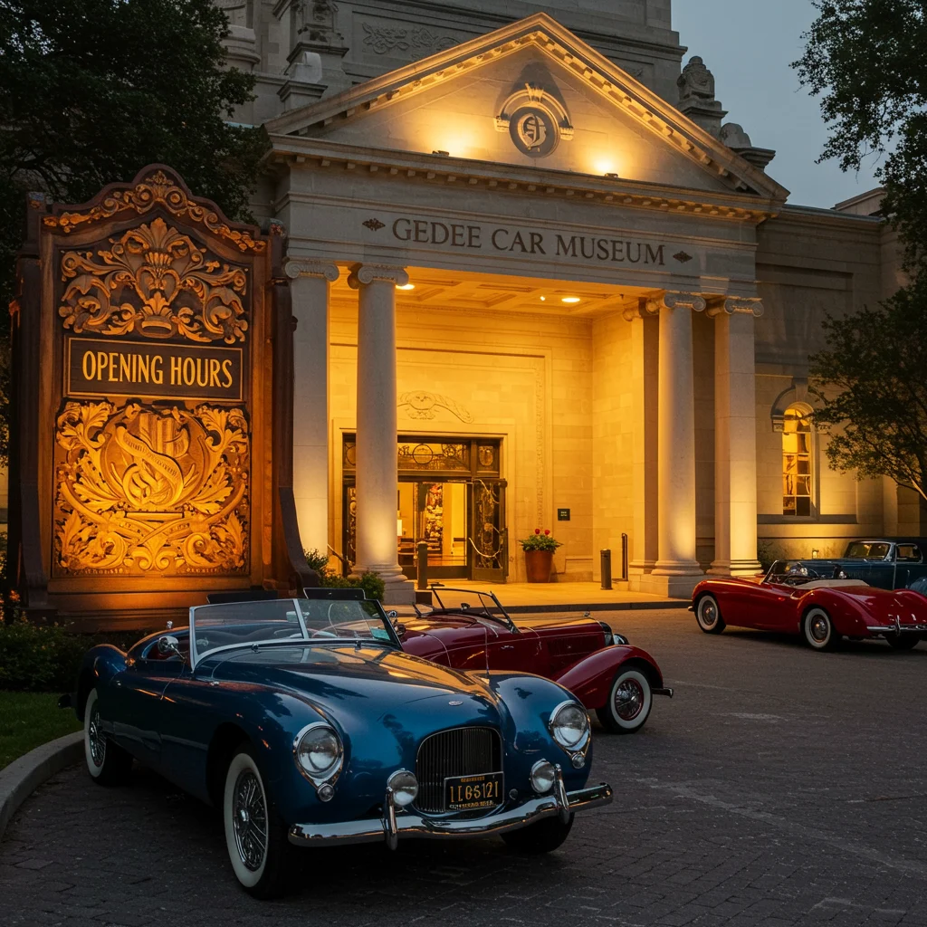 Gedee Car Museum Opening Hours