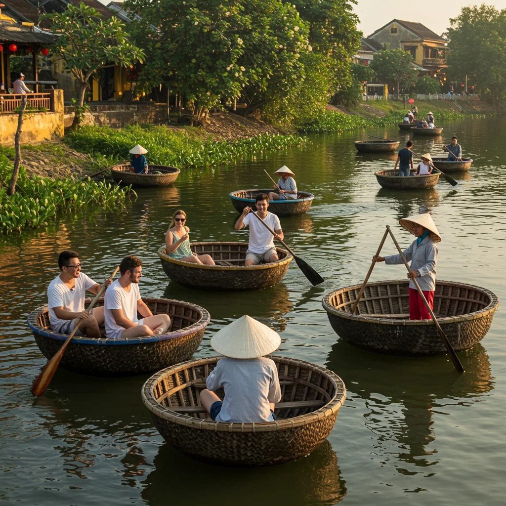 Introduction to Basket Boat Rides in Hoi An