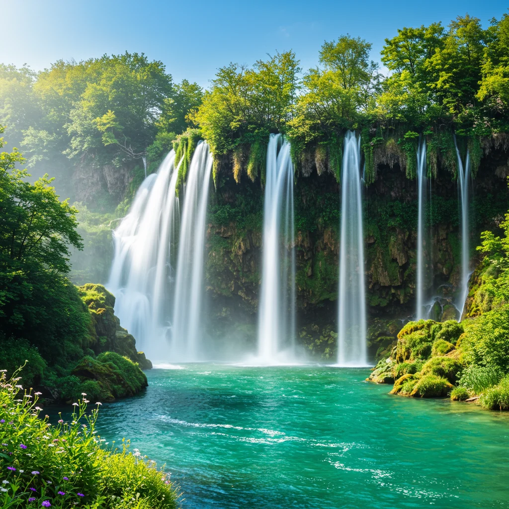 Les eaux turquoises : un spectacle naturel