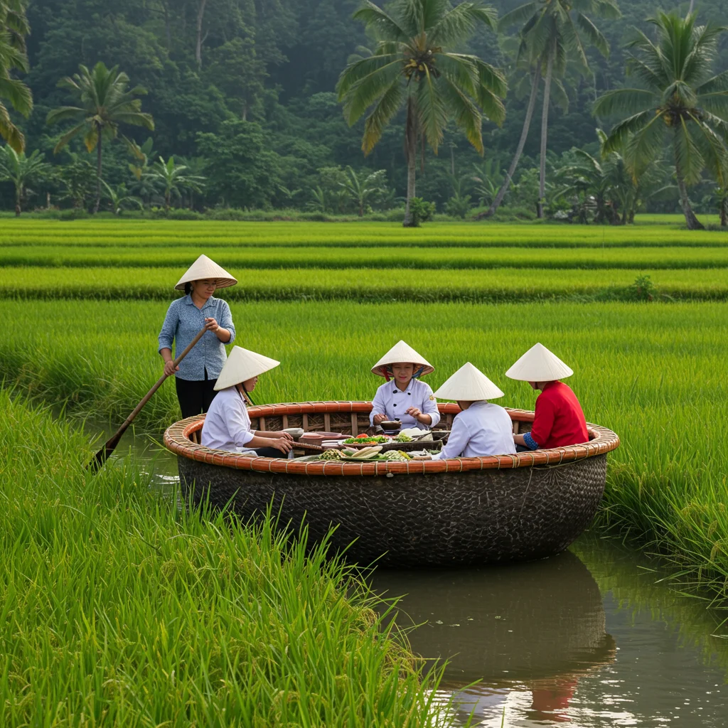 Local Cuisine: Food Experiences During Basket Boat Tours