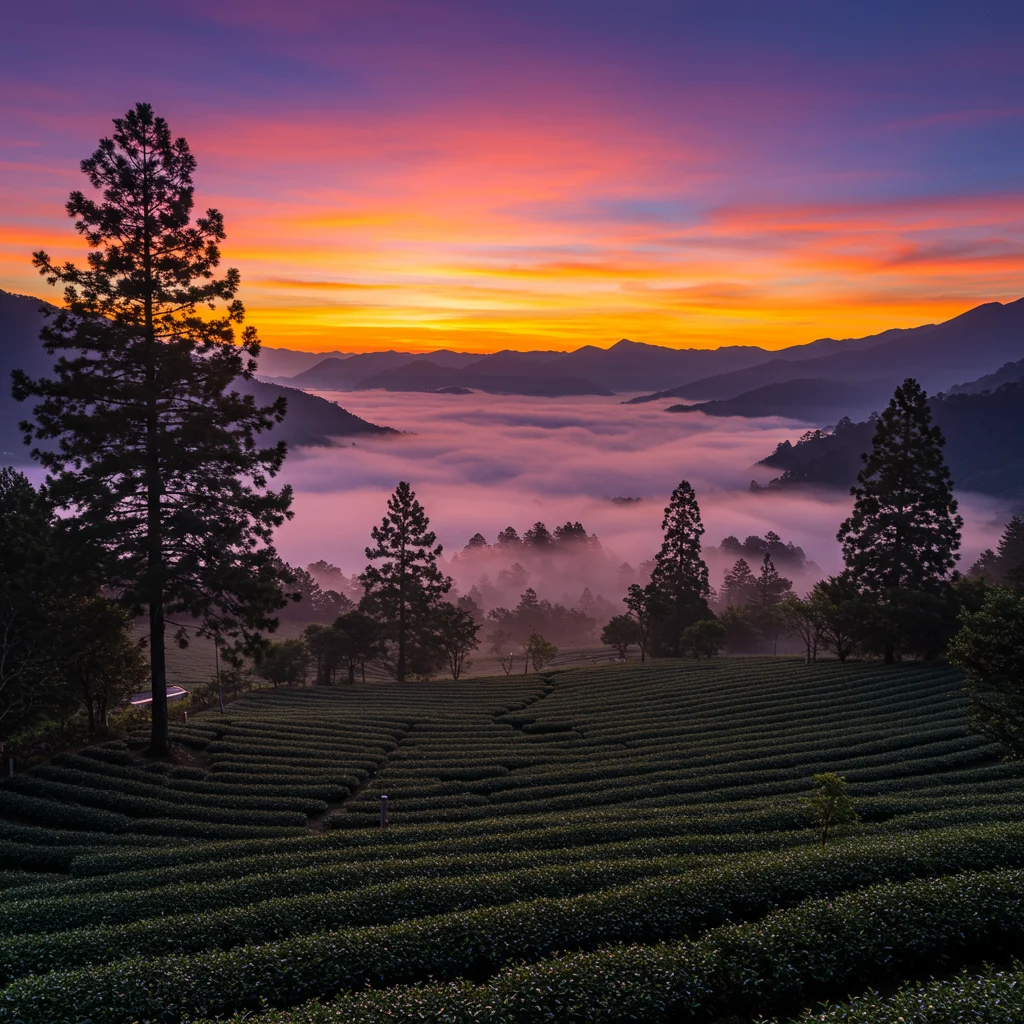 Montañas de Alishan: El Encanto del Amanecer