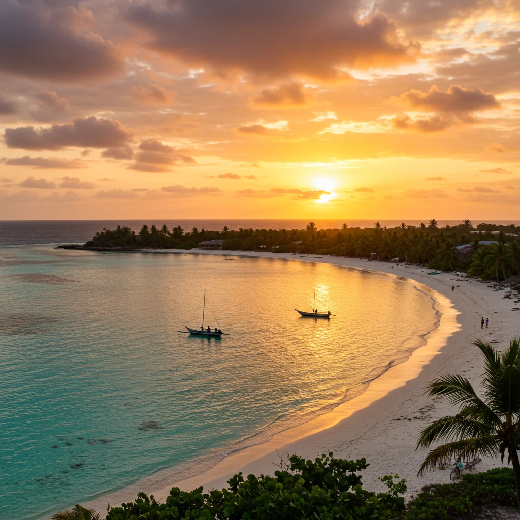Natural Beauty of Blue Lagoon Zanzibar