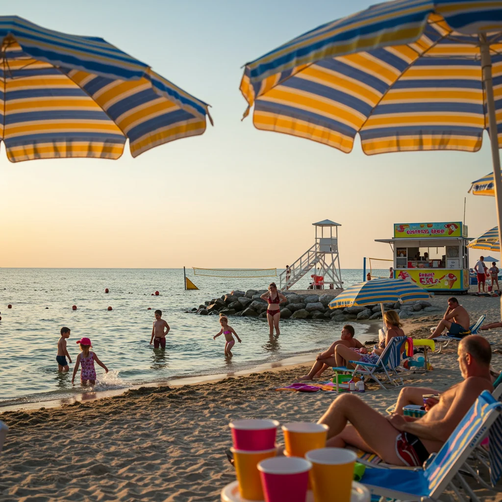 Services et équipements sur la plage