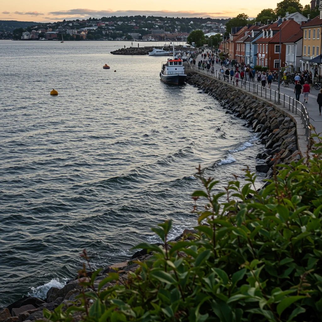 Spaziergänge am Wasser: Oslofjord und Hafenpromenade