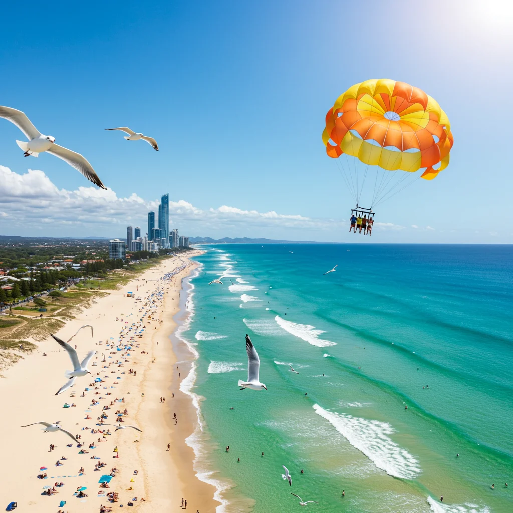 Top Parasailing Locations on the Gold Coast