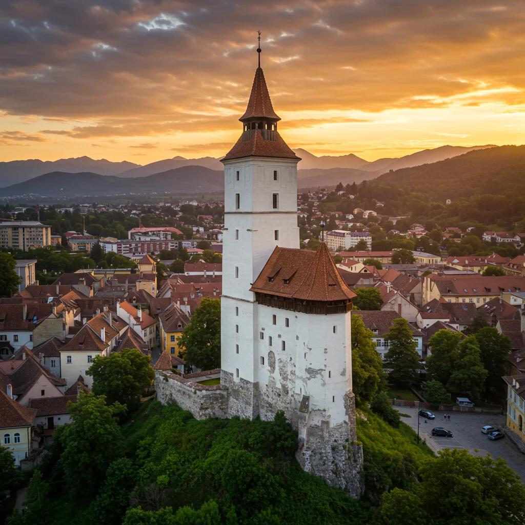 Turnul Alb ca simbol al orașului Brașov