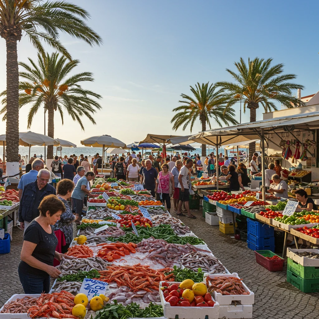 Types of Markets in Quarteira