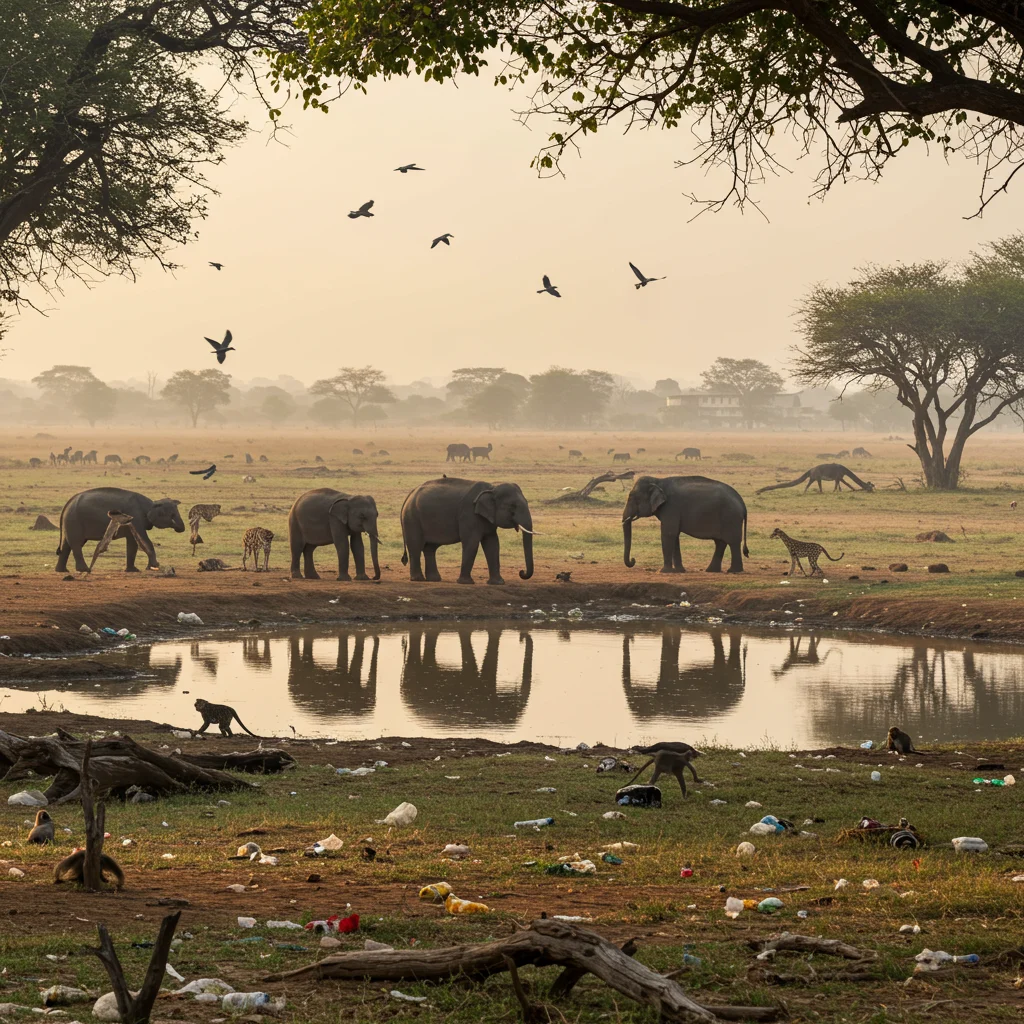 Welche Herausforderungen gibt es beim Naturschutz im Yala Nationalpark?