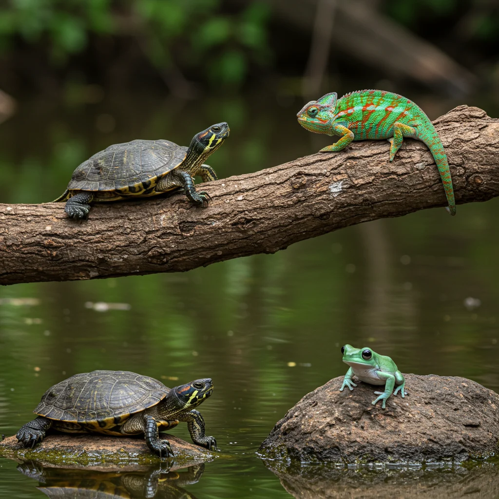 Welche Reptilien und Amphibien gibt es im Yala Nationalpark?