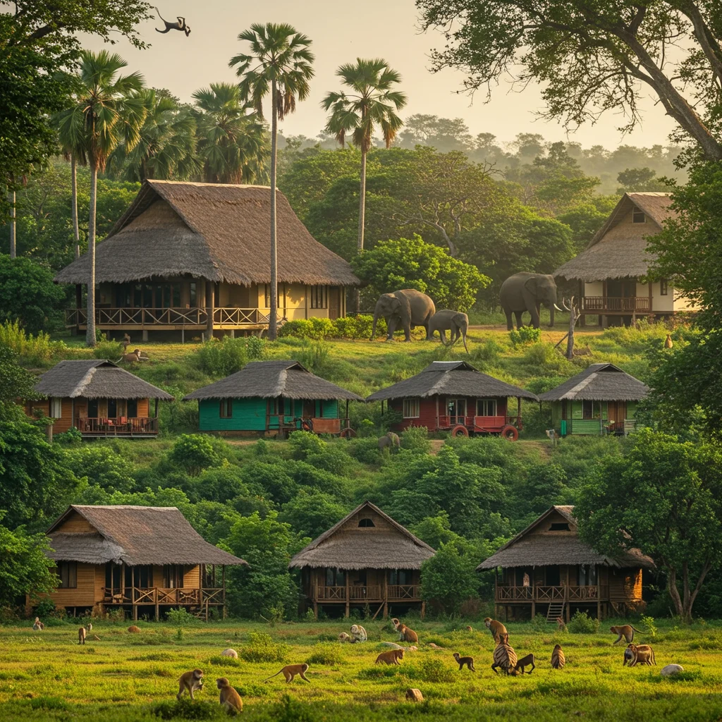 Welche Unterkünfte gibt es in der Nähe des Yala Nationalparks?