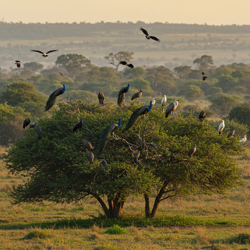 Welche Vogelarten kann man im Yala Nationalpark beobachten?