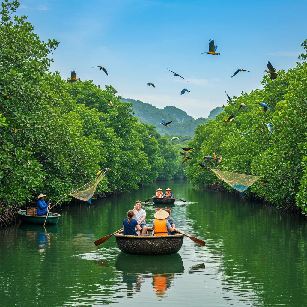 What Happens During a Basket Boat Ride?