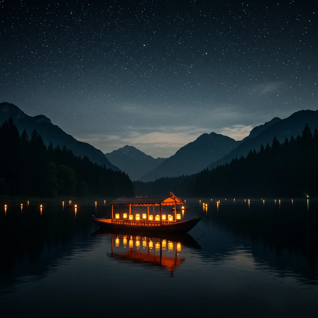 Where Does the Lantern Boat Ride Take Place?