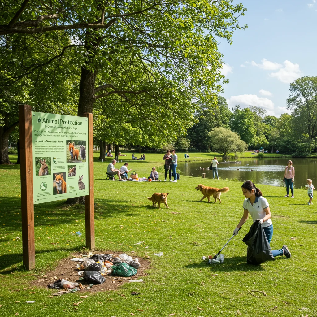 Wie kann ich als Besucher den Park und die Tiere schützen?