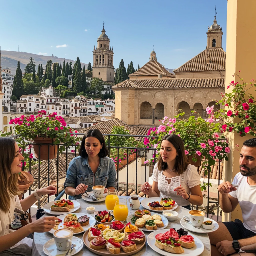 Coffee Culture and Brunch in Granada