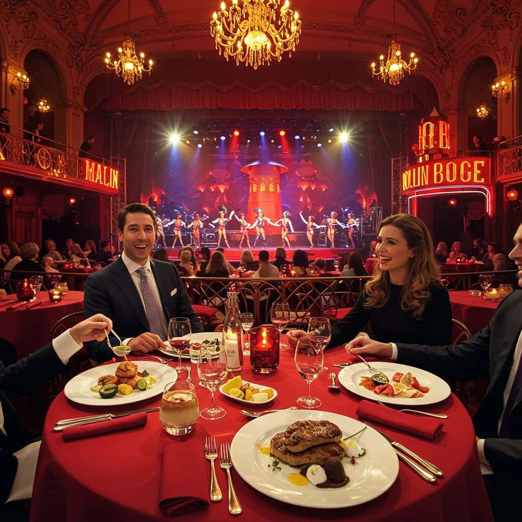 Esperienza gastronomica al Moulin Rouge