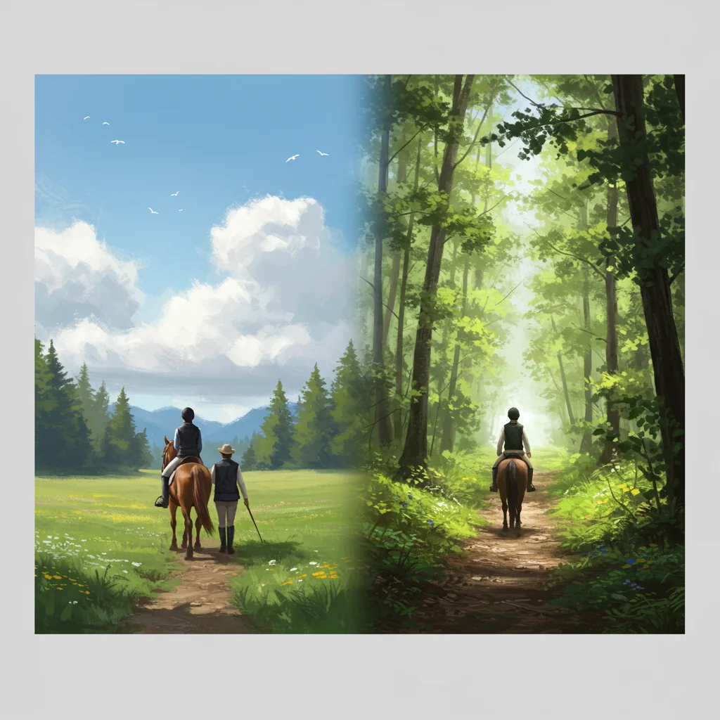 Guided vs. Self-Guided Horse Riding Experiences