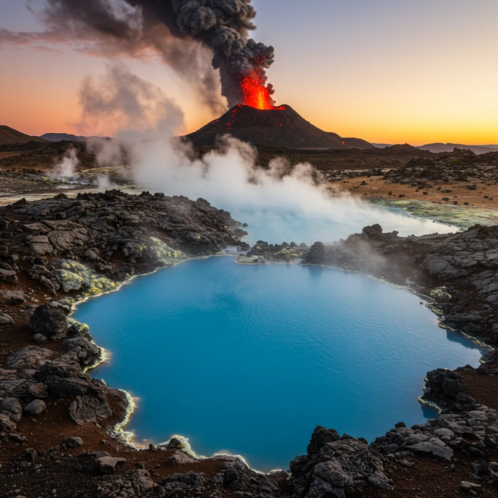 How Did the Blue Lagoon’s Thermal Waters Form?