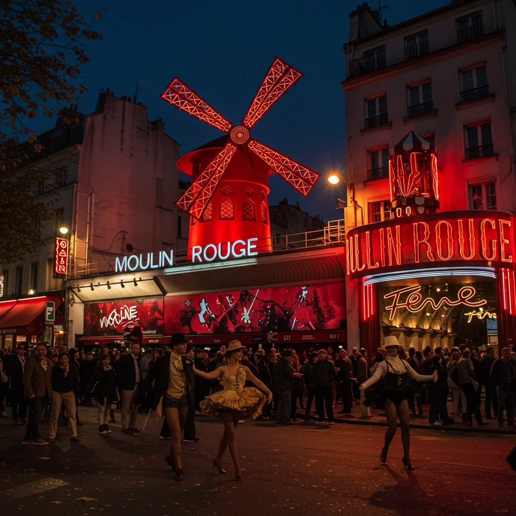 Il Fascino del Moulin Rouge: Un’icona parigina