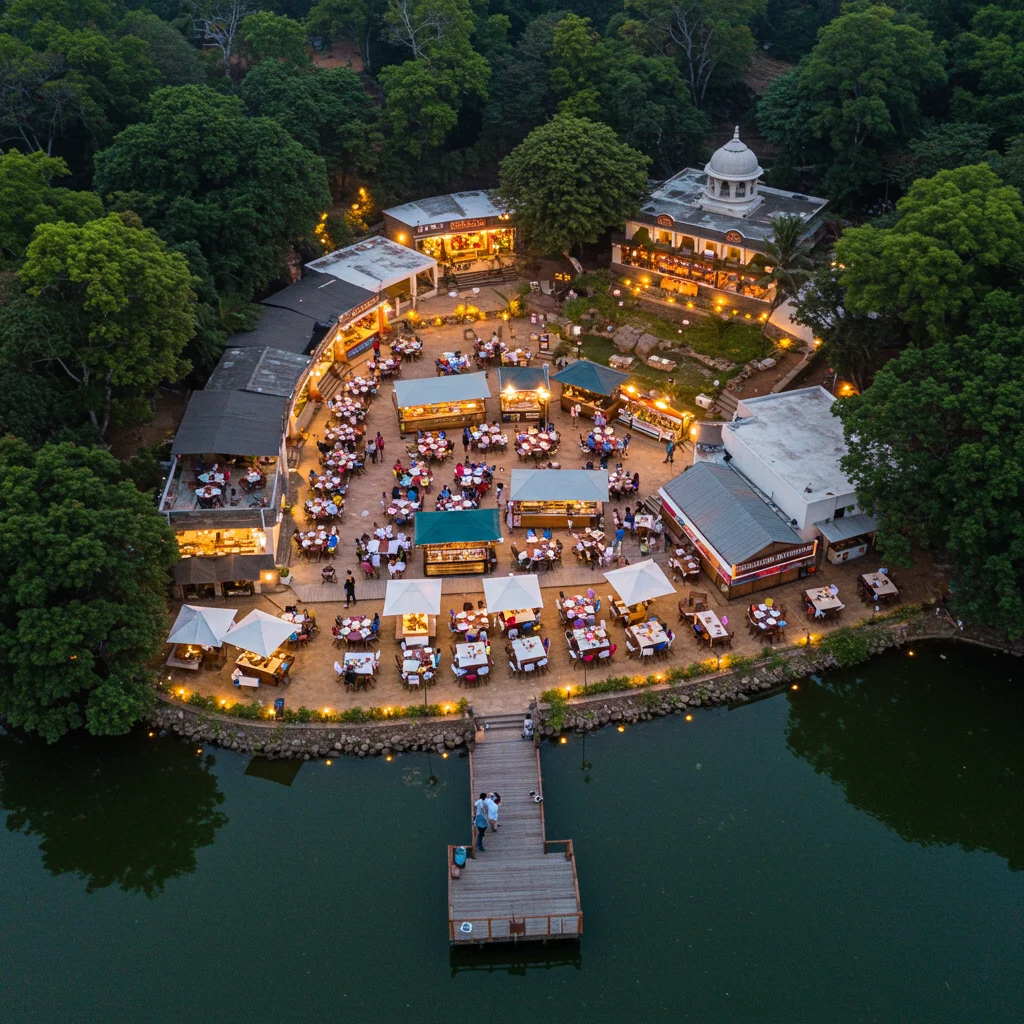 Overview of Dining Options at Meher Retreat