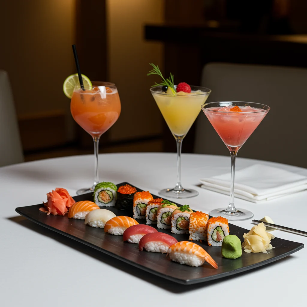 Pairing Luxury Sushi with Drinks