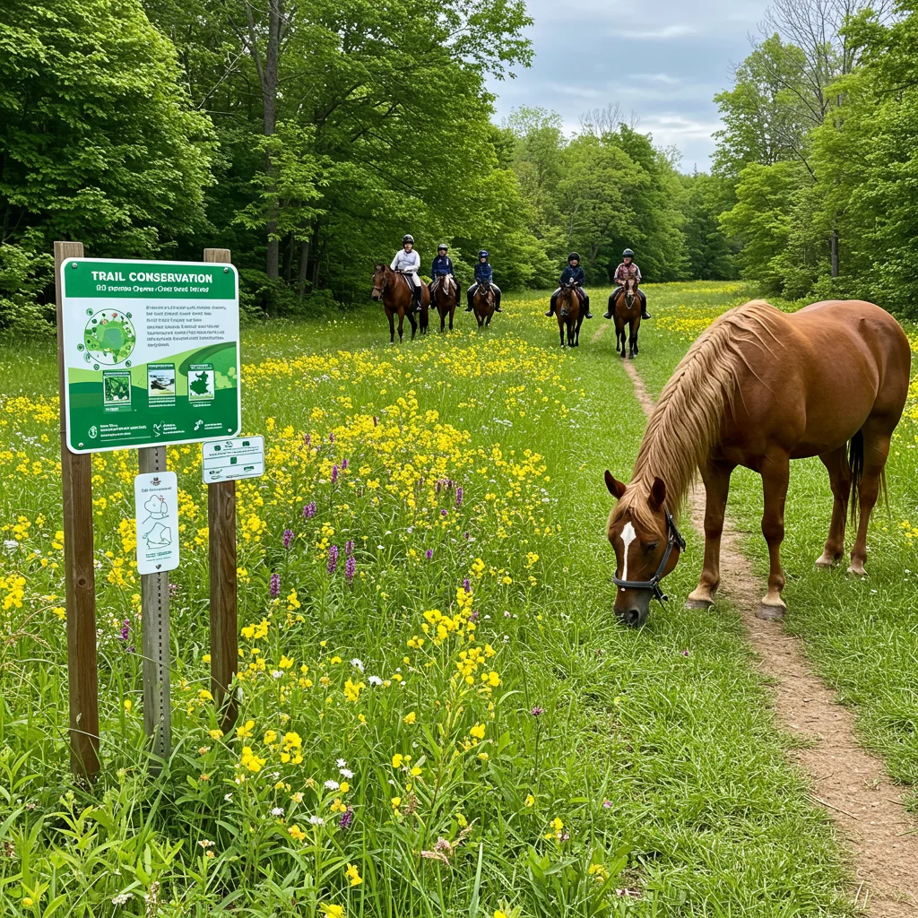 Sustainable Horse Riding: Protecting Local Trails