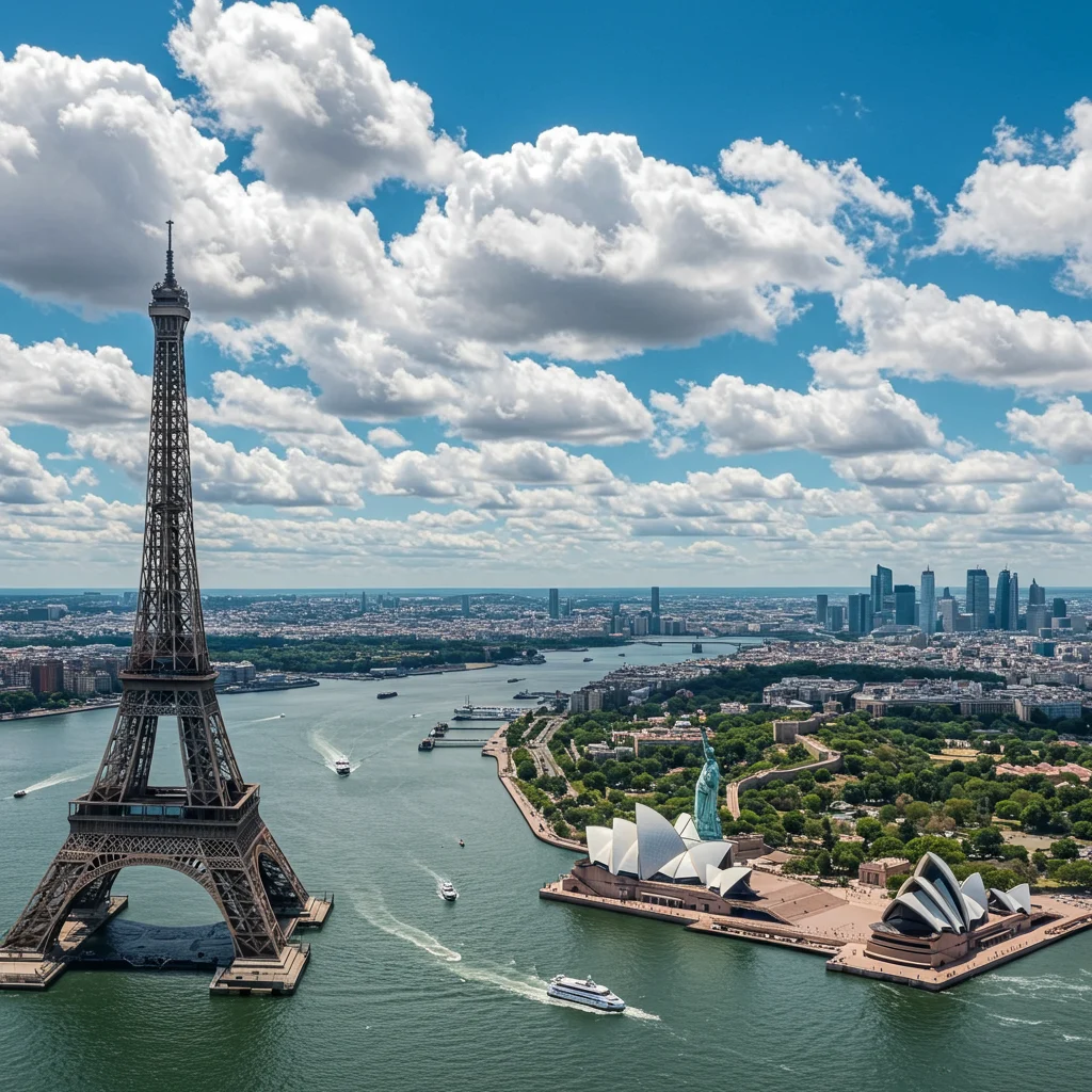 Top Sights and Landmarks Seen from Above