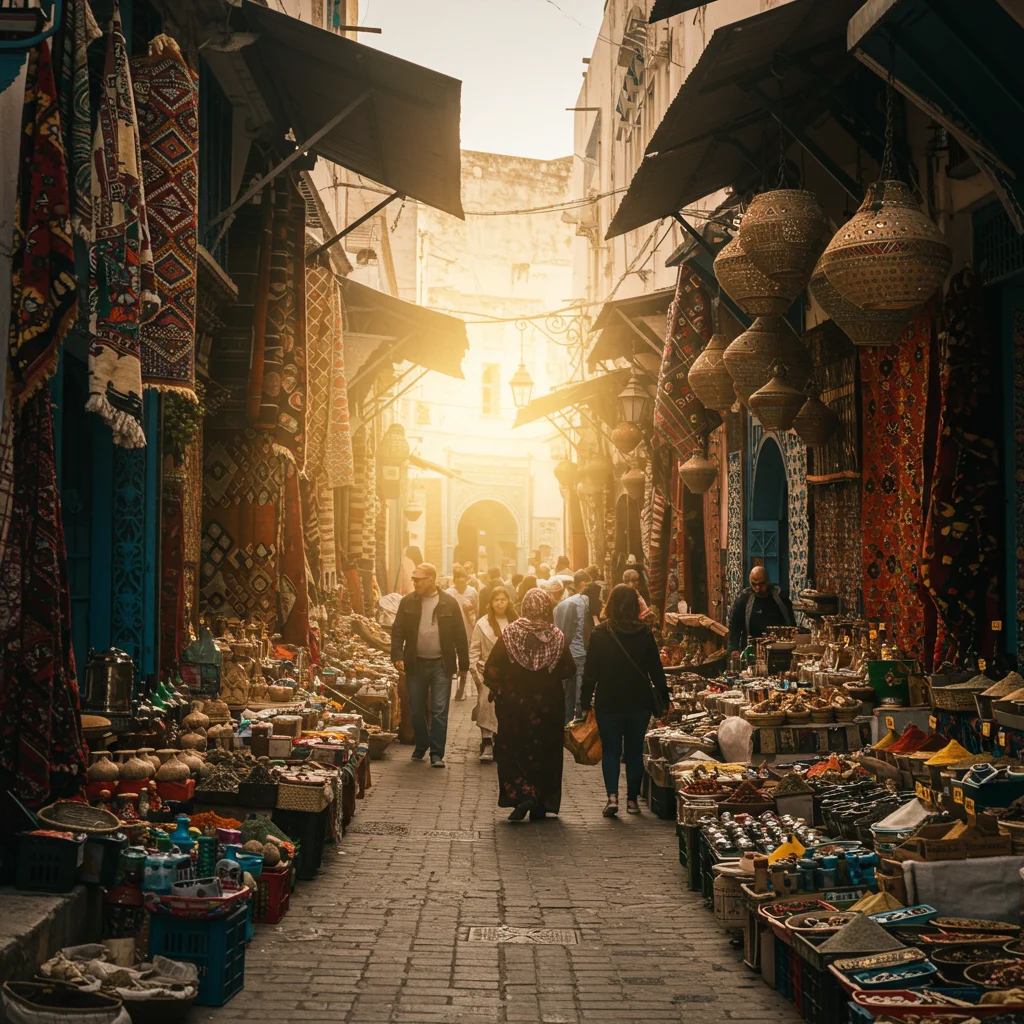 Where Is the Souk Located in Hammamet?